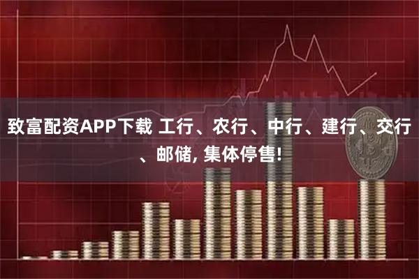 致富配资APP下载 工行、农行、中行、建行、交行、邮储, 集体停售!