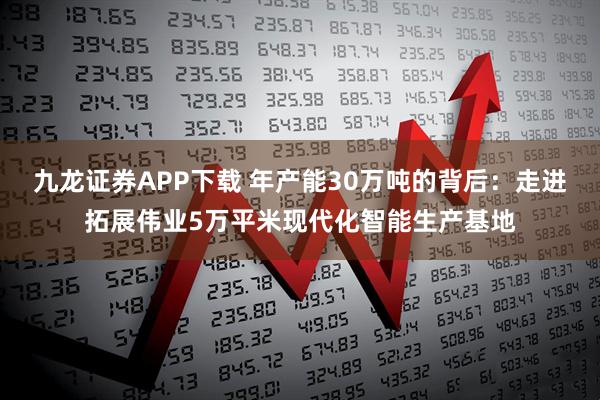 九龙证券APP下载 年产能30万吨的背后：走进拓展伟业5万平米现代化智能生产基地