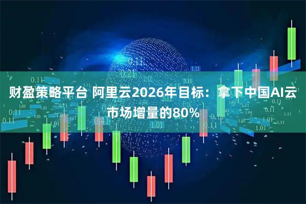 财盈策略平台 阿里云2026年目标：拿下中国AI云市场增量的80%